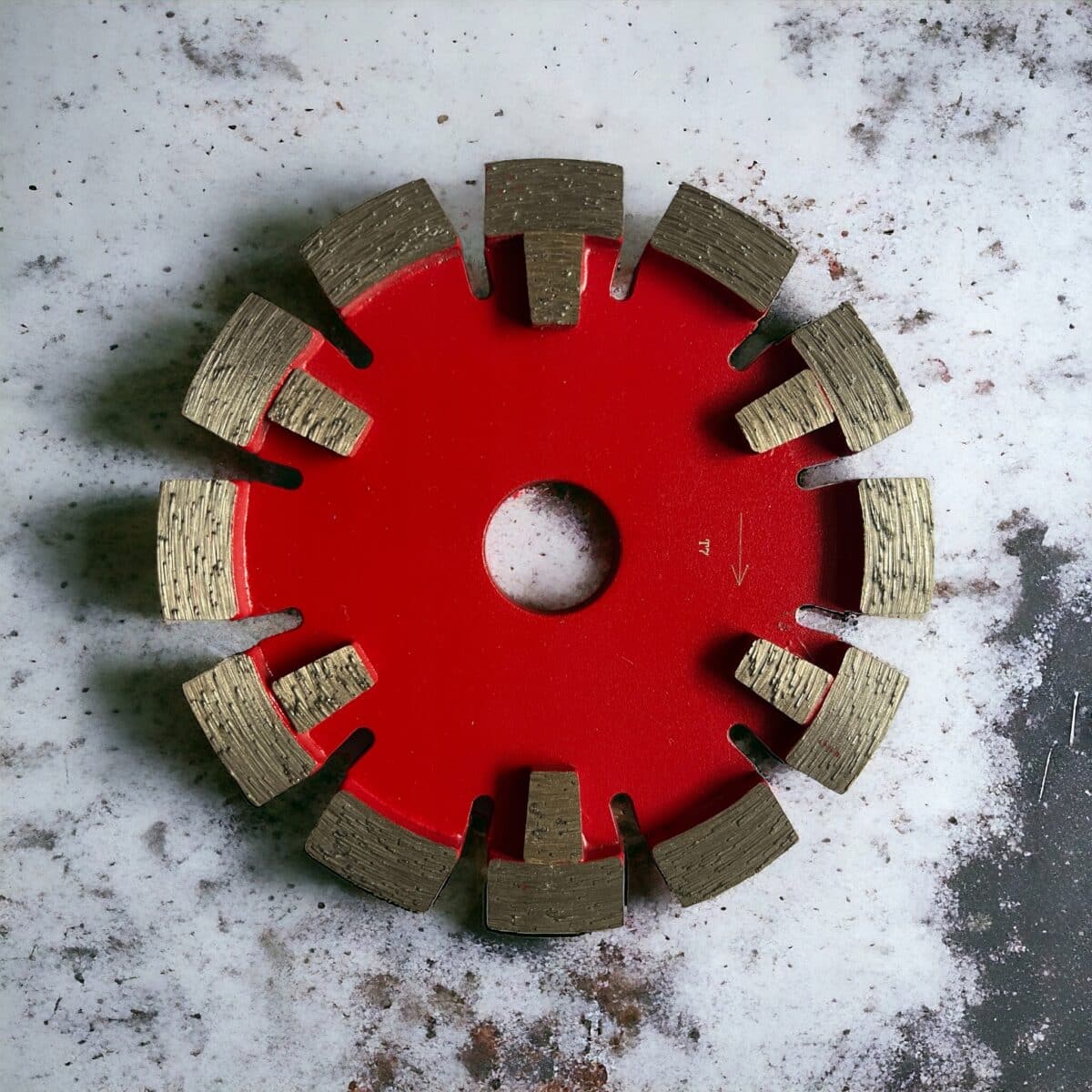 Frez diamentowy do ogrzewania podłogowego beton twardy 130xH12xT17x22,2 - obrazek 3