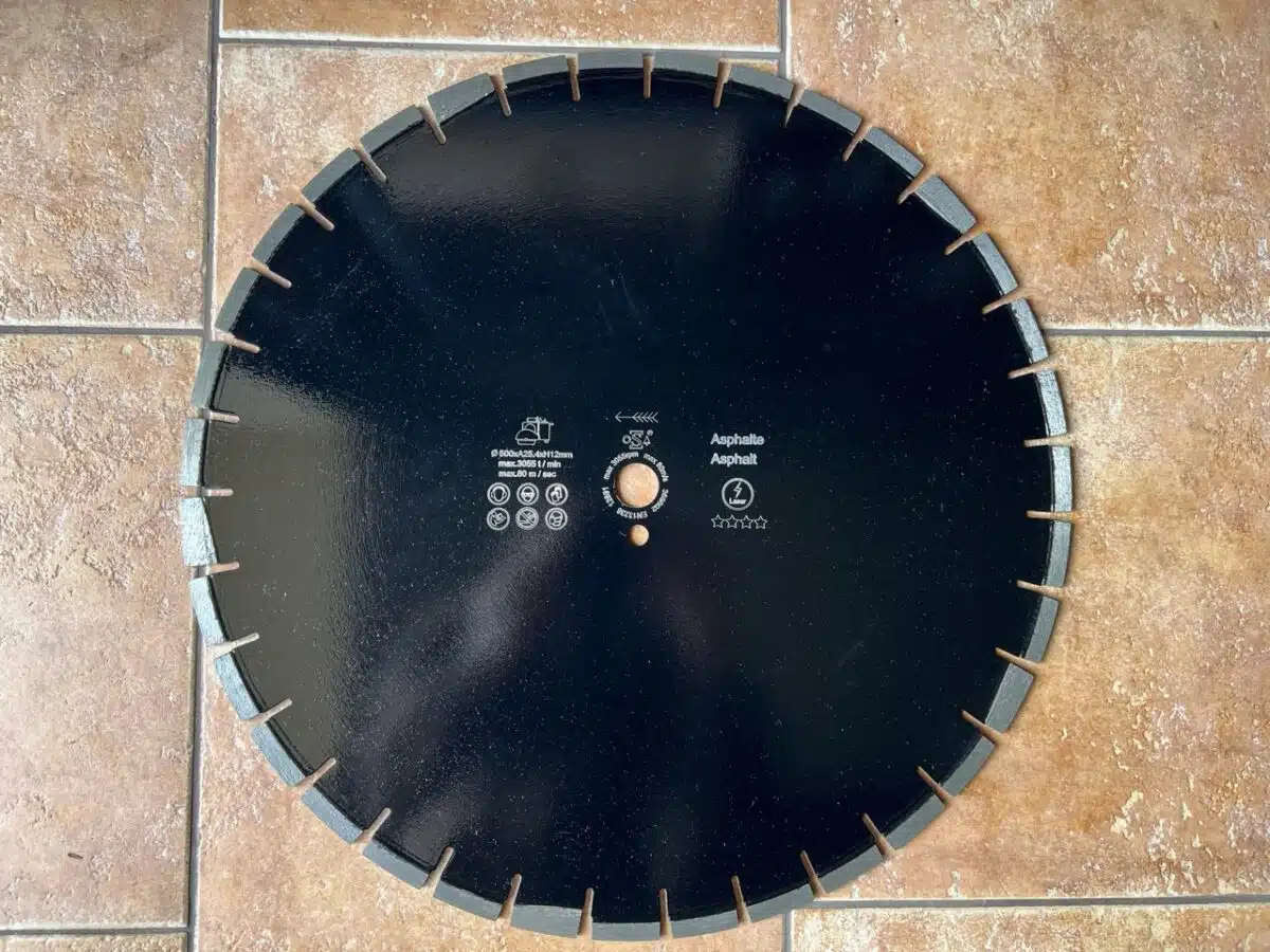 Tarcza diamentowa do asfaltu na betonie ASFAMAX 350xH12xT3,2x25,4mm - obrazek 3