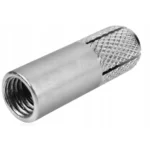 Tuleja stalowa - kotwa M12 Fi 16 mm L 50 mm Radełkowana