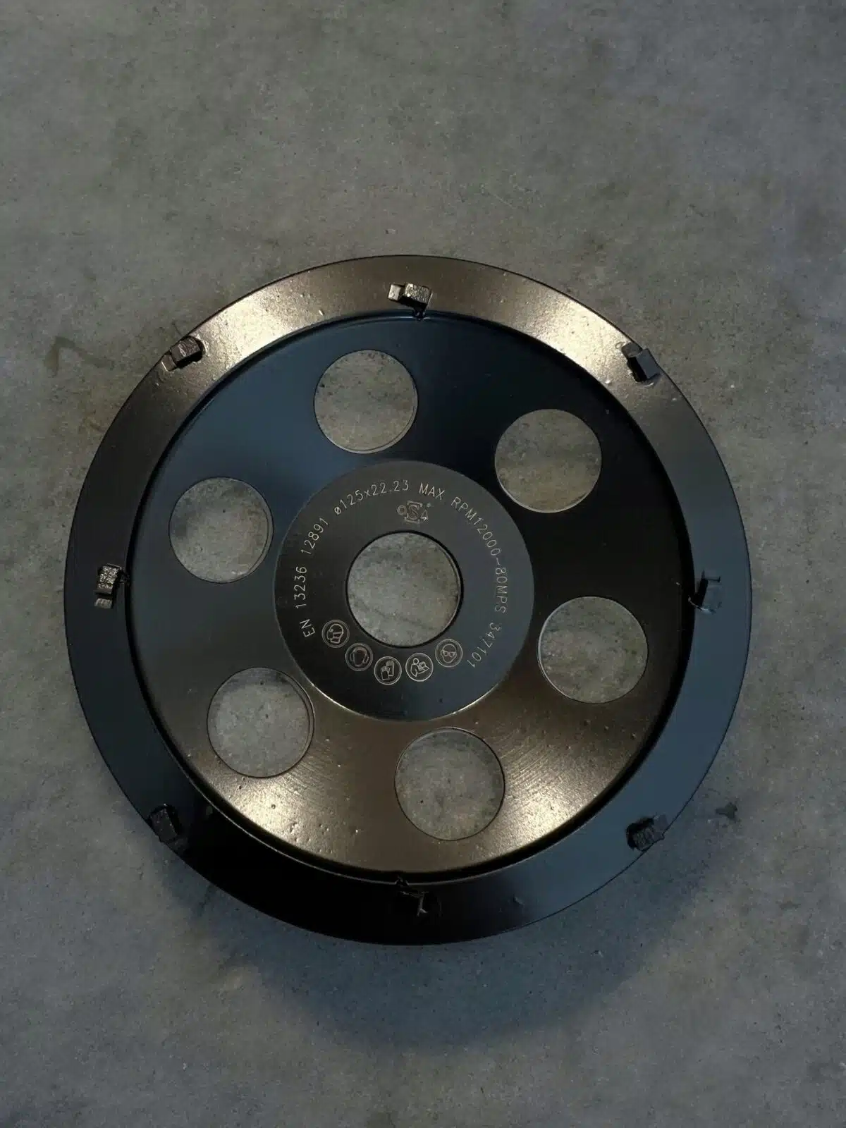 TARCZA DIAMENTOWA PCD 125x22,2x8SEG DOUBLE RAW - obrazek 2