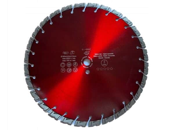 Tarcza diamentowa do betonu zbrojonego, granitu Maraton 350xH12xT3,2x25,4mm