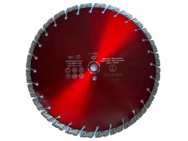 Tarcza diamentowa do betonu zbrojonego, granitu Maraton 350xH12xT3,2x25,4mm