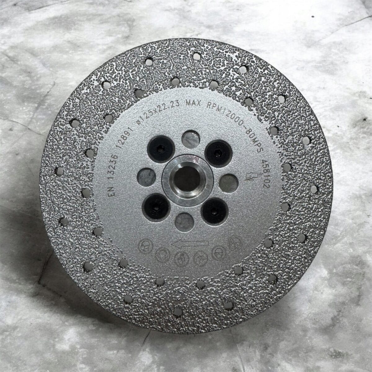 TARCZA DIAMENTOWA DO GRESU, GRANITU, MARMURU V-TECH 125xM14 - obrazek 4